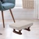 thumbnail image 2 of Pequeño banco decorativo minimalista otomano moderno rectangular taburete escalón para Color llano, 2 of 9