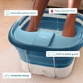 thumbnail image 4 of Homedics Smart Space Bubble Mate Spa para pies plegable, mantenimiento del calor, masaje de burbujas con piedra pómez y protector contra salpicaduras, 4 of 5