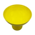 thumbnail image 3 of Bergamo Art 12 Inch Wide Decorative Handmade Iron Modern Flower Vase in Yellow, 3 of 4