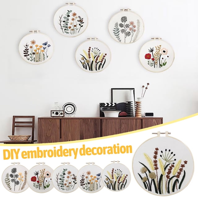 Vaidha Stitch Tools And Beginner Embroidery Kits For Adults And Children