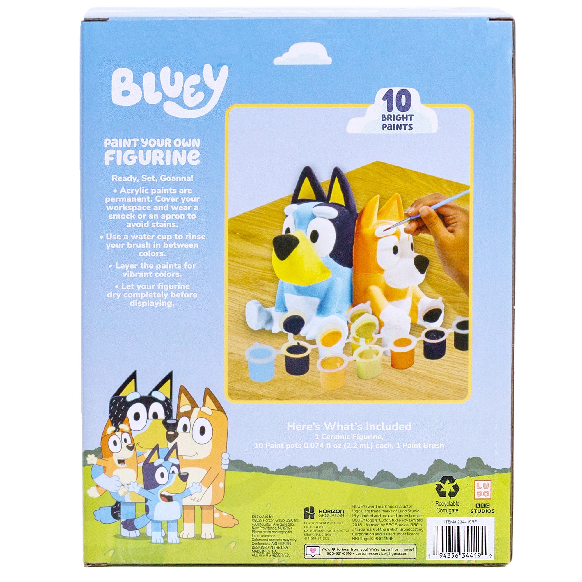 Bluey Paint Your Own Figurine