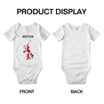 thumbnail image 3 of United Kingdom Map Flag Cute Baby Clothes (White, 12-18 Months), 3 of 5