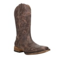 thumbnail image 2 of Roper Womens Bailey Laser Square Toe Cowboy  Mid Calf Boots, 2 of 5