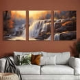 thumbnail image 6 of Ullo0ord Waterfall Girl Ready to Hang Wall Art Paintings Printed Picture Canvas Painting for Home Kitchen Wall Decor Artwork 12x16x3pcs, 6 of 6