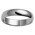 thumbnail image 2 of Pompeii 5mm Plain Polished Platinum Comfort Wedding Ring (,), 2 of 3