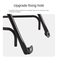 thumbnail image 3 of Bicycle Front Rack Bicycle Basket Bracket Mountain Bike Front Rack Alloy Front Fork Rack Bicycle Equipment, 3 of 7