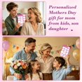 thumbnail image 6 of WaaHome Fill in The Blank Mother's Day Card - Personalized Mothers Day Card for Mom Rose Pink Design Gift for Mommy from Kids Son Daughter (5.5"x 8"), 6 of 7