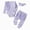 Purple, variant on XZNPDUCQ 3-6 Months Unisex Baby Baby Girls Ribbed Ruffle Long Sleeve Bodysuit And Pants Set With Bow Sleep & Play One-Piece Bodysuit,A95-Pink