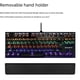 thumbnail image 4 of Teclado mecánico Urban Radius, teclado retroiluminado, eje verde, teclado para juegos de 87 teclas, teclado luminoso, 4 of 5