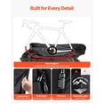 thumbnail image 5 of VEVOR Bike Travel Bag, Road Bike Bag Road Bicycle Storage Carry with TSA Lock & Dual Zipper, Black Bicycle Case Wheelbase 37-42 in for Air Travel, Outdoor Use, Airplane, Car, Train, Subway Transport, 5 of 9