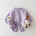 thumbnail image 4 of Melario-Conjunto de ropa de algodón para bebés y niñas, Sudadera con capucha y pantalón de 2 piezas, ropa coreana para primavera y otoño, 4 of 4