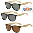 thumbnail image 5 of Polarized Bamboo Wooden Sunglasses Men Women Retro Iconic Horn Rimmed Frame Wood, 5 of 7