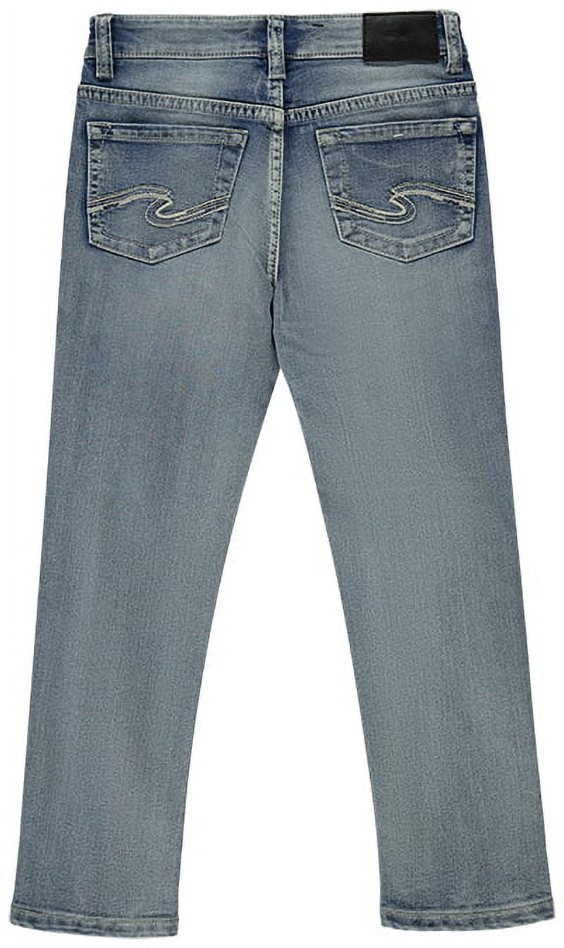 Silver Jeans Co. Boys Nathan Skinny Fit Stretch Denim Jeans, Sizes 4-30