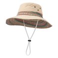 thumbnail image 4 of Sun Hats for Women Unisex Hat Western Cowboy Wide Brim Beach Hat Outdoor Activities Sun Protection Cap, 4 of 4