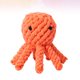 thumbnail image 5 of Juguete mordedor divertido para perros, cuerda de algodón, pulpo, juguete para rechinar los dientes, juguete creativo para gatos y perros (naranja), 5 of 7