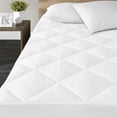 thumbnail image 6 of Comfort Classics Ensure 300 Thread Count Cotton Sateen Waterproof Mattress Pad, Cal King, 6 of 6