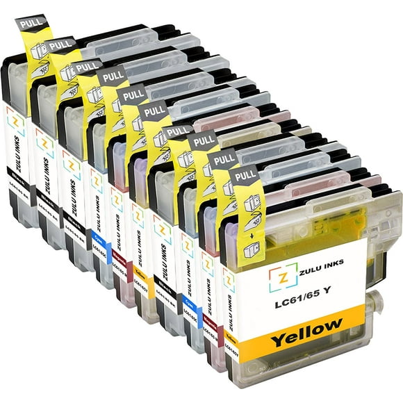 TRAHOO-10 Pack LC65 Ink Cartridges Brother DCP 165C J140W MFC 250C 255CW 290C 295CN 490CW 495CW 5490CN 5890CN 5895cw 6490CW 790CW 795CW 990CW J220 J265W J270W J410W J415W J615W J630W