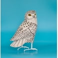 thumbnail image 3 of G6 COLLECTION Handmade Wooden Snowy Owl Figurine – Hand Carved Bird Sculpture, Winter Woodland Decor Accent – Snowy Owl, 3 of 8