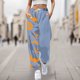 thumbnail image 2 of WILLBEST Pantalones Casuales para Mujer, Cómodos Pantalones Deportivos con Estampado de Halloween, Cintura Elástica Suave, para Uso Diario En Todas Las Estaciones. Extra Grande, 2 of 4