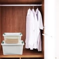 thumbnail image 2 of Jekiyo Clear Latching Box, Plastic Storage Bin, 2 Packs(6 Quart&14 Quart), 2 of 5