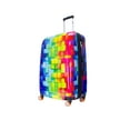 thumbnail image 6 of ATM Luggage Multi Color 3-D Rainbow Four Wheels 2 Pc Hardside Luggage Set, 6 of 10