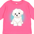 thumbnail image 4 of Inktastic Maltese Puppy Dog Boys or Girls Long Sleeve Toddler T-Shirt, 4 of 5