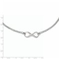 thumbnail image 3 of Leslie's Sterling Silver Infinity Symbol Necklace 18 Inch, 3 of 3
