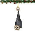 thumbnail image 3 of Bat Christmas Ornament - 3.14in(8cm) Gothic Hanging Decor for Halloween & Christmas, pooky Festive Hanging Ornament for Tree Home, D, 3 of 7