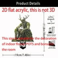thumbnail image 3 of PRETXORVE Home Decor, Room Decor, Acrylic Potted Plants and Courtyard Decorations, Floor Tiles, 3 of 7