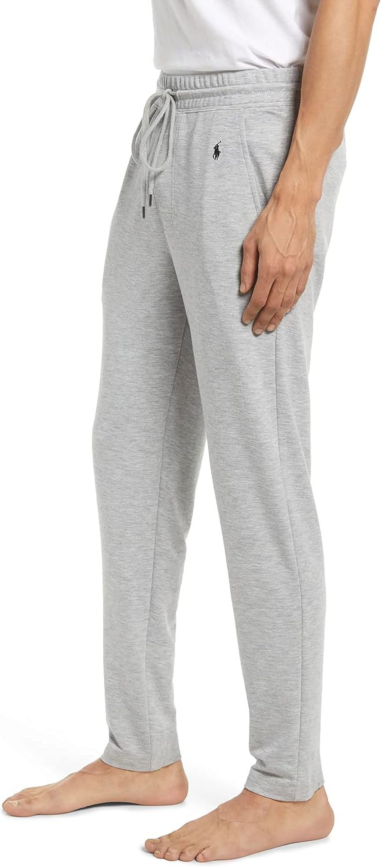 Polo Ralph Lauren Mens Heather Mini Terry Pajama Pants (XLarge, Grey) 