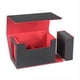 thumbnail image 3 of Caja de Baraja de Cartas con Ventana de Visualización, Caja de Baraja de Cartas con Bandeja para Dados Caja de Almacenamiento de Tarjetas Portatarjetas Magnético de 35 Puntos Rojo, 3 of 10