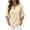 Yellow, variant on Lmueinov Women's Striped V Neck Blouse 3/4 Ruffle Bell Sleeve Casual Loose Tunic Tops Notch V Neck Summer Shirts for Work Daily Vacation Wear, S-XXL