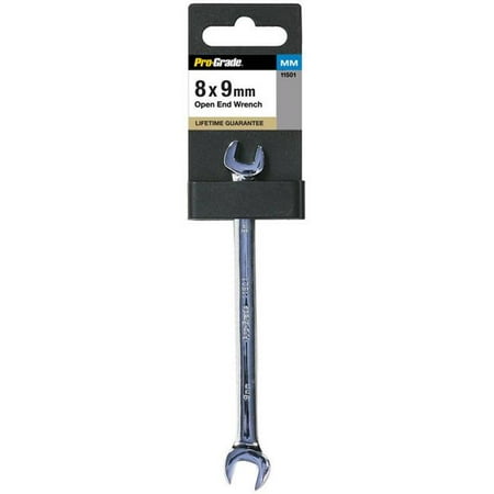 

Pro-Grade 11501 8 x 9 mm Open End Wrench