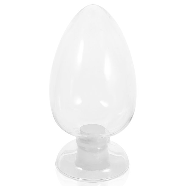 EeaseMX Botella de vidrio para almacenamiento, botella cónica transparente, botella para muestras con tapón
