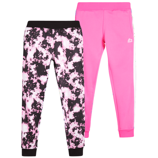 RBX Girls' Sweatpants - 2 Pack Active Fleece Joggers (Size: 4-16) - Walmart.com
