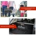 thumbnail image 4 of VINGLI Portable Charcoal Grill with Thermometer & Wooden Handle, Multi-functional Metal Compact Tabletop BBQ Outdoor Charcoal Grill for Camping Travel Picnic Patio, 4 of 6
