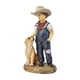 thumbnail image 3 of Estatua de niño y perro, centro de mesa, bonita artesanía de arte moderno, regalo decorativo de pie para el hogar, mesa, estantería, dormitorio, sala 10x75x195 cm, 3 of 8