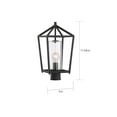 thumbnail image 2 of 60/6595 Nuvo Lighting Hopewell - 1 Light Outdoor Post Lantern, 2 of 6