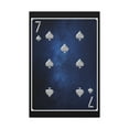 thumbnail image 4 of Seven Of Spades Space Background Playing Card Canvas Wall Art for Home Decor Ready-to-Hang, 4 of 18