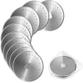 thumbnail image 1 of Cuchilla rotativa de 10 piezas, cuchillas de repuesto de 45mm para cortador rotativo, cuchillo giratorio de costura de 45mm, juego de 10 cuchillas de repuesto para bordeadora rotativa TUNC Sencillez, 1 of 5