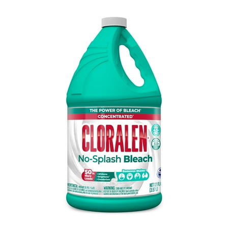 Cloralen No-Splash Liquid Bleach, All Purpose Cleaner, 121 fl oz
