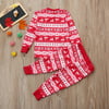 Kids Baby Boy Girl Deer T shirt Tops Pants Pajamas Christmas Set Family Clothes