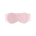 thumbnail image 1 of Cinturón elástico de cuero sintético con hebilla en forma de 8 Inspire Chic para ajustar la cintura de dama, medida de cintura: 31"/78.5cm-43"/109cm, color rosa claro, 1 of 6