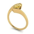 thumbnail image 2 of Solitaire Engagement Ring for Women - 2ct Natural Citrine in 18K Yellow Gold Promise Ring, 2 of 6