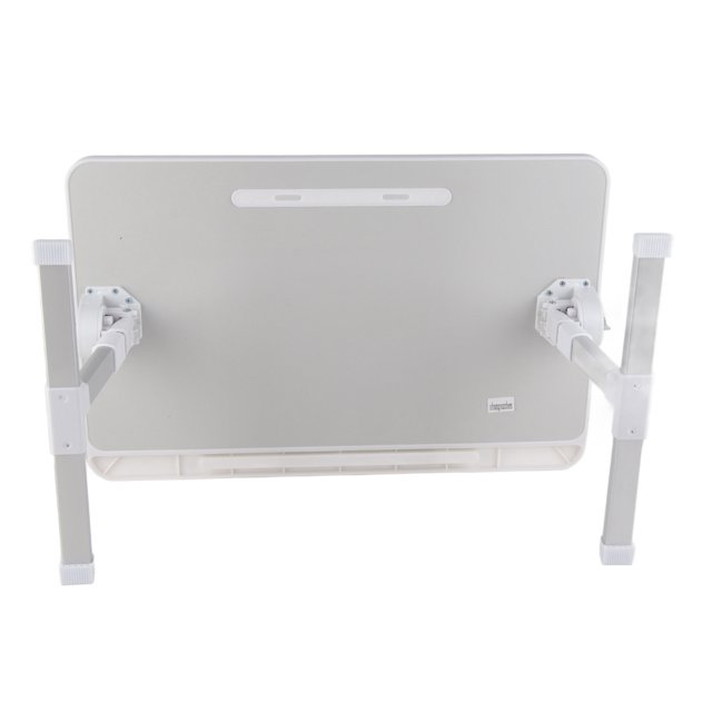 Portable Laptop Bed Table with Foldable Legs Aluminum Alloy, Rotating Desktop, Large Space, Minimalist Design for Writing Working Reading Eating