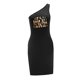 thumbnail image 5 of Vestido de mujer con hombros descubiertos, traje clásico de primavera, vestido corto de verano para caminar S, 5 of 7