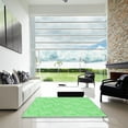 thumbnail image 7 of Ahgly Company Machine Washable Indoor Rectangle Transitional Green Area Rugs, 6' x 9', 7 of 7