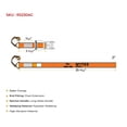 thumbnail image 6 of 10 Pack 2"x30' Orange Ratchet Strap with Chain Anchor - 4000 Lbs WLL High Abrasion Heavy Duty Tie Down Cargo Truck Straps with Chan Anchor for Flatbed, Truck, Trailers, Pickup, 6 of 18