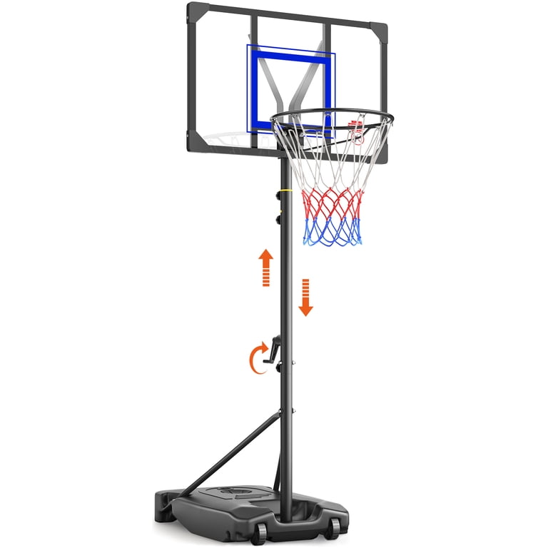 HOOP 5 Neche Adjustable 4.82-8.53ft Height Basketball Hoop with Net