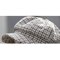 thumbnail image 2 of CoCopeaunt Women Plaid Newsboy Caps Casual Visor Beret Hat Cozy Retro Vintage Cabbie Hat for Ladies Girls, 2 of 7